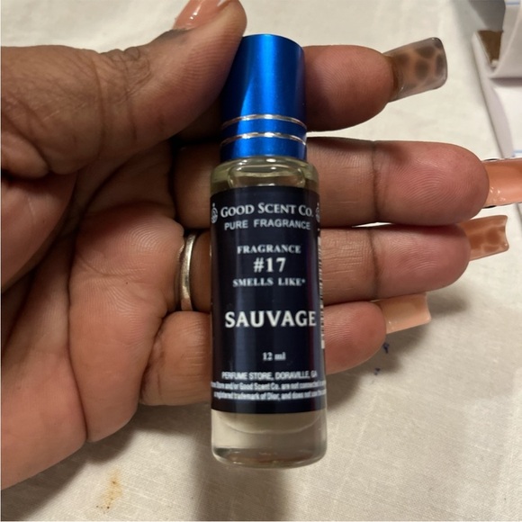 Fragrance #17 -Sauvage Blue and White